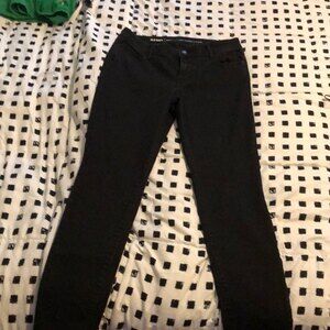 Old navy super skinny midrise black jeans size 8 regular